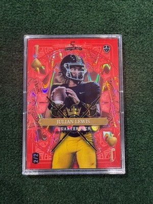 Julian Lewis /2 - Red Raywave Foil - 2024 Wild Card