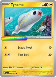 Tynamo 067/197 Obsidian Flames Reverse Holo Common