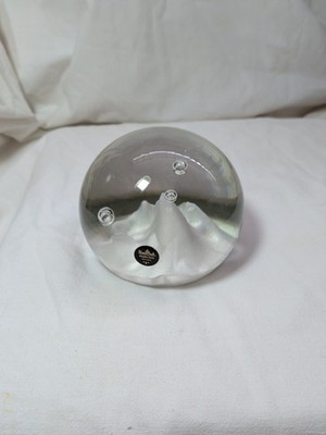 Rosenthal Briefbeschwerer Glas Berg Selten