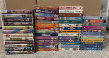 Lot of 51 VHS Tapes For Children Kids No Dups - Some Rares / 2 New - Disney FHE