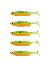 Savage Gear Fat Minnow T-Tail Soft Plastic Lure Set 13cm 20g 5pcs