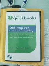 Quick Books Desktop Pro 2024 DVD Lifetime License Windows 1 Users