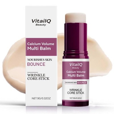 VitailQ Anti Wrinkle Calcium Balm, Hydrating Face Moisturizer for Eyes,Neck, ...