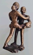 Alte Erotische Amulett (Figur) Aus Messing