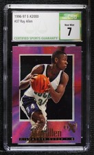 1996-97 Skybox E-X2000 Ray Allen #37 CSG 7 HOF 00fb