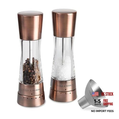 Cole & Mason Derwent Salt & Pepper Grinder Set - Salt & Pepper Grinder Set