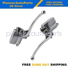 Chrome Brake Master Cylinder Clutch Levers Fits Kawasaki Vulcan 1500 1600 2000