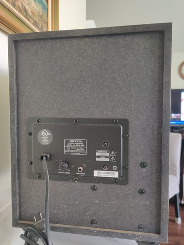 Onkyo SKW-580 Powered Subwoofer 120V 163W Black – Tested & Working - Picture 2 of 6