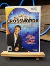 Merv Griffin's Crosswords (Nintendo Wii, 2008) Very Good Condition Disk