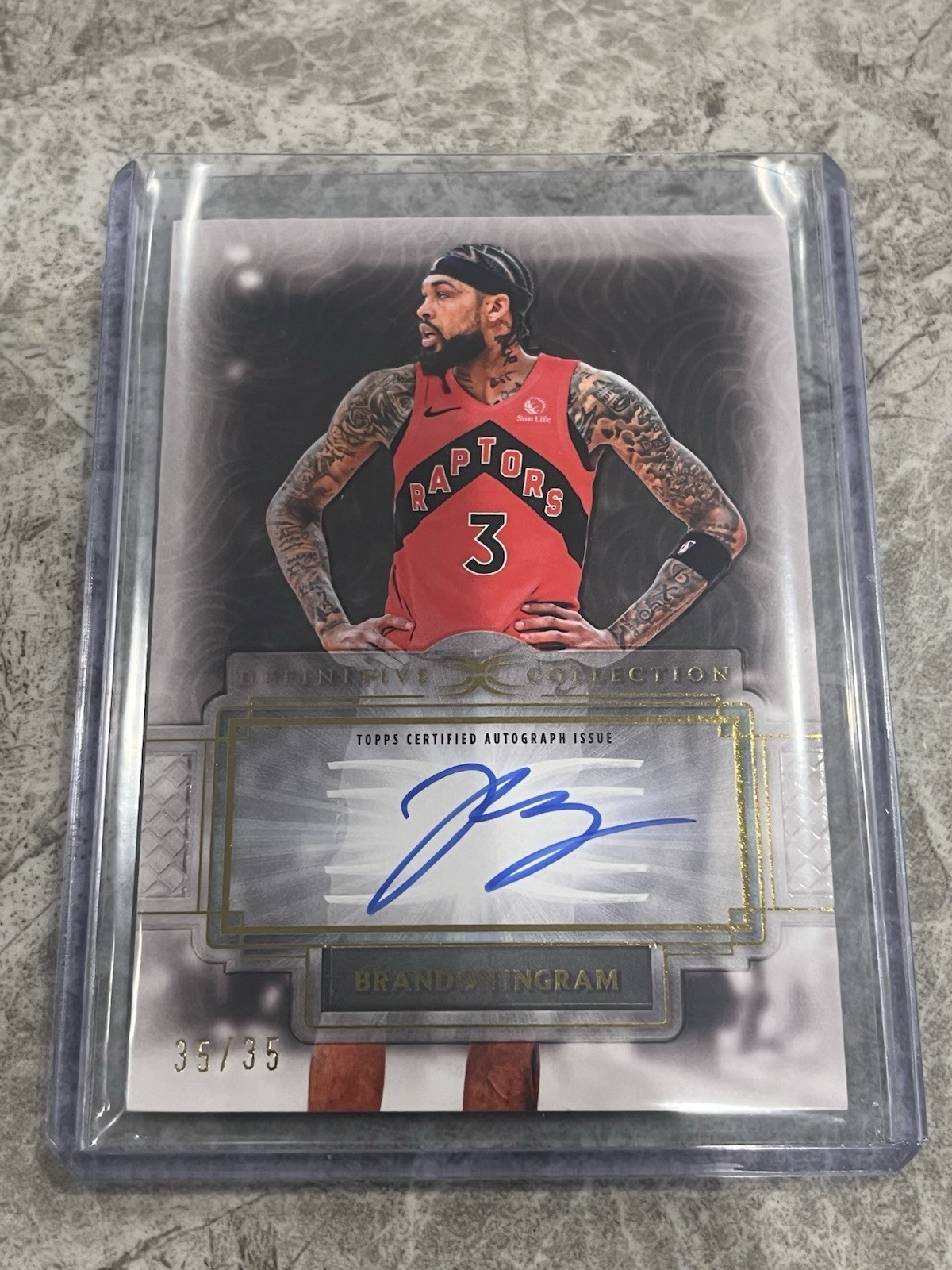 2025-26 Topps Definitive Brandon Ingram Auto 35/35
