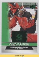 2023 Team Canada Juniors Pride of the Program Green Benjamin Gaudreau READ 16uw