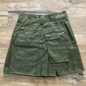 Utilikilts Utility Kilt Men's 35 S (Fits 34) 22" Length Dark Olive Green Spartan