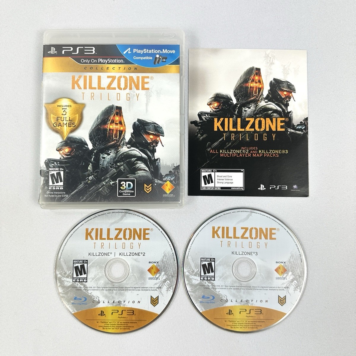 Killzone Trilogy Collection for PlayStation 3 PS3 - Complete CIB