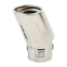 Car Chrome Stainless Steel Rear Exhaust Pipe Tail Muffler Tip Round Accessories
