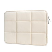 MOSISO Laptop Case 16 inch, 15-15.6 inch Puffy Sleeve 16 Sand
