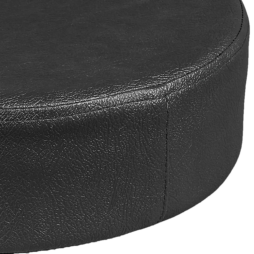 BAR STOOL REPLACEMENT FIRM HEAVY SEAT TOP 14" DIA 4" BLACK BAR FURNITURE