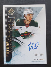 2023-24 SP Authentic Nick Swaney Retro Future Watch Auto RC 58/699 #RFWA-NS Wild