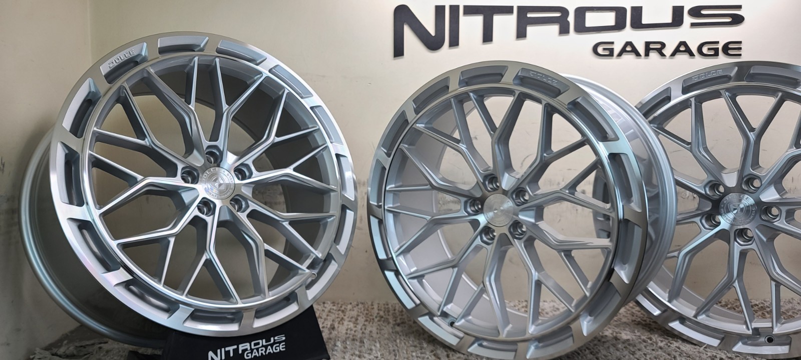 22 DOLCE MAGARI SILVER STAGGERED WHEELS MASERATI QUATTROPORTE & GHIBLI 2014-2024