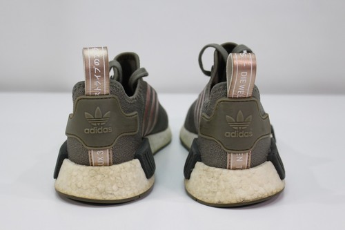 Adidas NMD R1 Legacy Green Metallic Copper Shoes Sneakers 8.5 Running FX8832 GUC - Picture 11 of 20