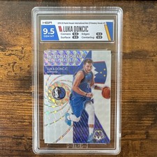 Panini 2019-20 Mosaic International Men of Mastery Luka Dončić #11 HGA 9.5
