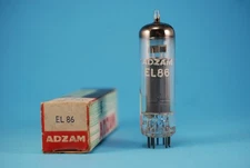 Adzam EL86 NOS NIB Tested Pentode  Power Output Tube Valve Rohre 6CW5