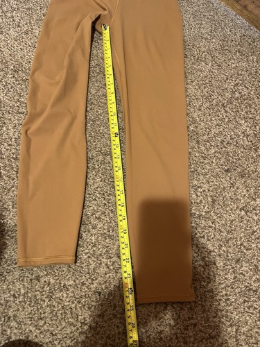 Vuori Elevation Leggings Damen Small Gold Gelb/Braun Skinny Ankle High Rise - Bild 12 von 12