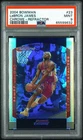 2004-05 Bowman Chrome LeBron James #23 Chrome Refractor #/300 PSA 9 Mint