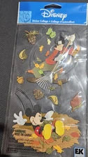 Disney EK Success Jolees Dimensional Sticker ~ Mickey & Goofy in Autumn Leaves 
