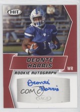 2019 Sage Hit Premier Draft Rookie Deonte Harty Harris #A76 Auto 0xl5