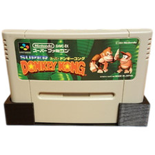 Super Famicom SNES PAL Cartridge Display Stand Holder Trophy Base Cart Case Desk