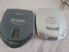 2 x Sony D-192CK  D-171 CD Walkman Discmans - FAULTY SPARES REPAIR