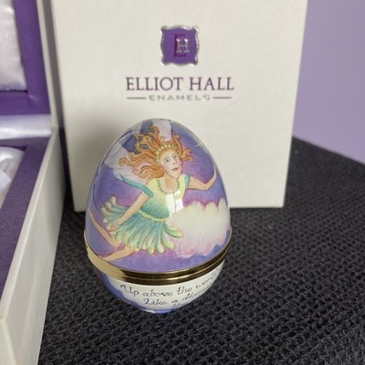 Elliot Hall seltenes Emaille Ei 3'' Twinkle Twinkle verpackt Zertifikat neu limitierte Auflage