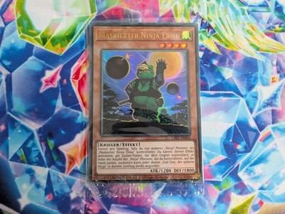 Yugioh TCG Karte Maskierter Ninja Ebisu Ultra Rare LART-DE064 OVP Deutsch NM