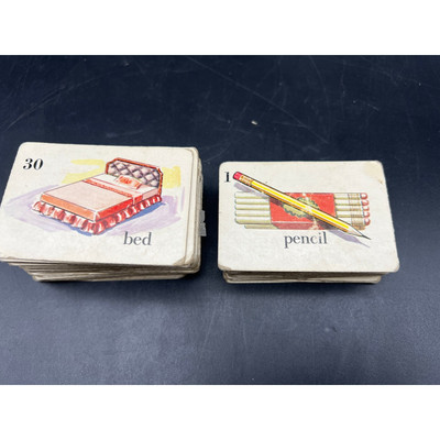 Sight Word FlashCards 1950's 1960's 
