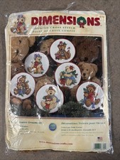 Dimensions Teddy Treasures Ornaments Christma...