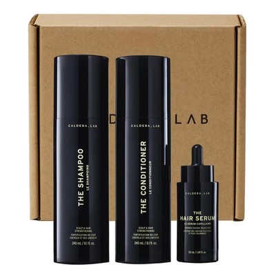 Caldera + Lab Hair Care System for Men   Shampoo, Conditioner  Leave-In Scalp...