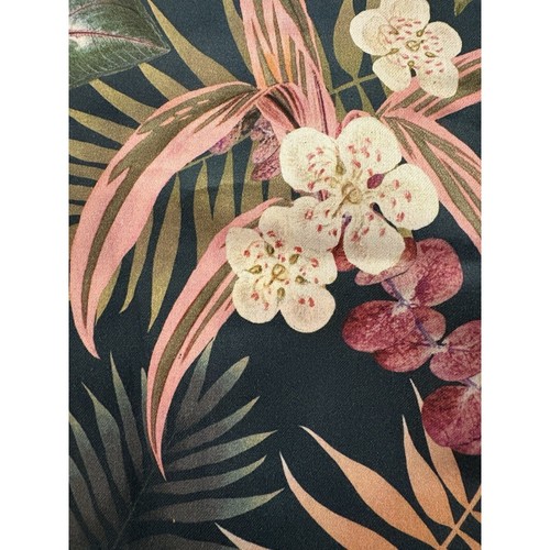 Indigo Collection Tropical Flower Palms Curtains Panels HAWAIIAN FLORAL Colorful - Picture 14 of 18