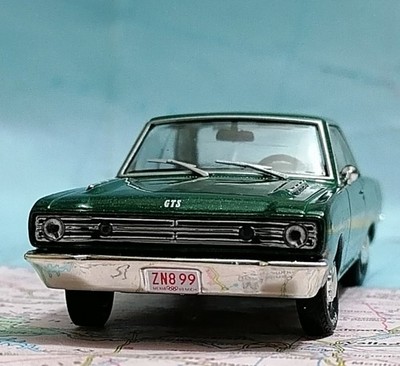 DODGE DART GTS 1968 , Vintage diecast 1:43 Scale model in Mint box
