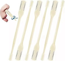 6 Pcs 2-In-1 Nasal Hair Cutter, Upgrade Double Sided Nose Hair Knife, 360  Nostr
