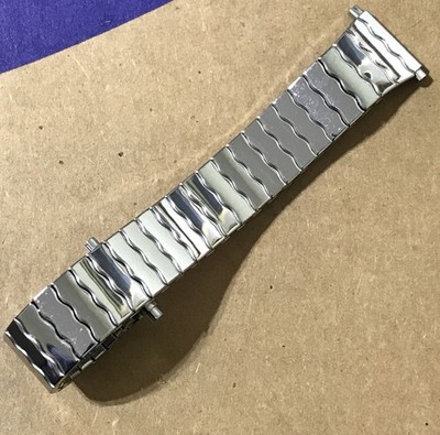 16mm Fits 22mm - 18mm Speidel Stainless Steel 70s Unused Vintage Watch Band