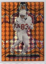 2024 Panini Mosaic Orange Mosaic Prizm 81/199 Greg Dortch #4 3hd