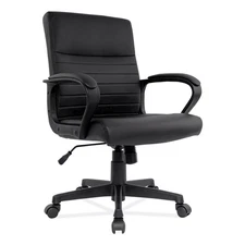 Alera BC42B19 16.73 in. - 20.39 in. Seat Height Breich Manager Chair - BK New