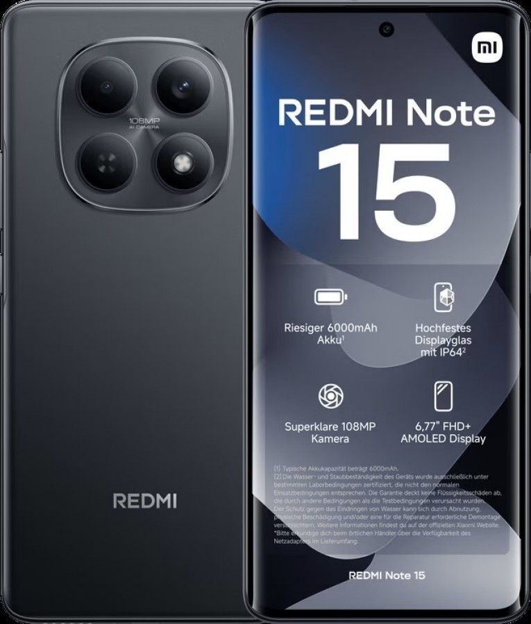 Xiaomi Redmi note 15 256 GB 8 GB RAM FACTORY UNLOCKED 108MP 6000mAh 6.77" New