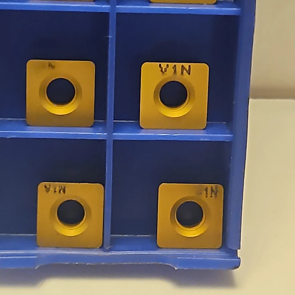 Inserto de giro de San Valentín: SPMW322 V1N RECUBIERTO 10 INSERTOS DE CARBURO NUEVOS LOTE 823 Foto 4 de 4