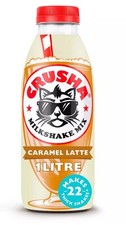 Crusha Caramel Latte Milkshake Mix 1 Litre