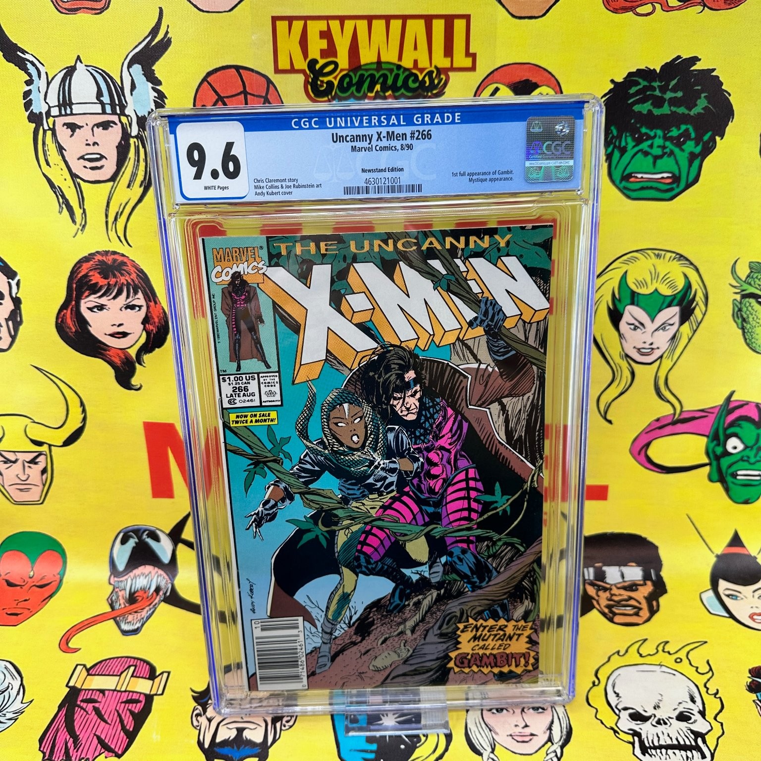 アメコミリーフ X-Men #266 CGC 6.5 Newstand Uncanny X-Men #266 (Newsstand Edition) Value - GoCollect