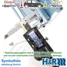 H&R Monotube Gewindefahrwerk u.a.: Audi Cabriolet 8G7, Bj. 1991-2000