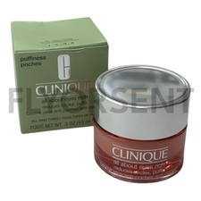 Clinique All About Eyes Rich Reduces Circles Puffs 0.5 oz/15 ml Full Size NIB