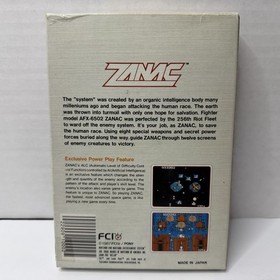 Vintage 1987 Nintendo NES ZANAC Video Game CIB Complete In Box Tested!
