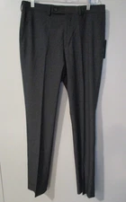 DKNY Men's Sz 32x32 Dario Modern-Fit Stretch Suit Separate Pants Gray Trousers